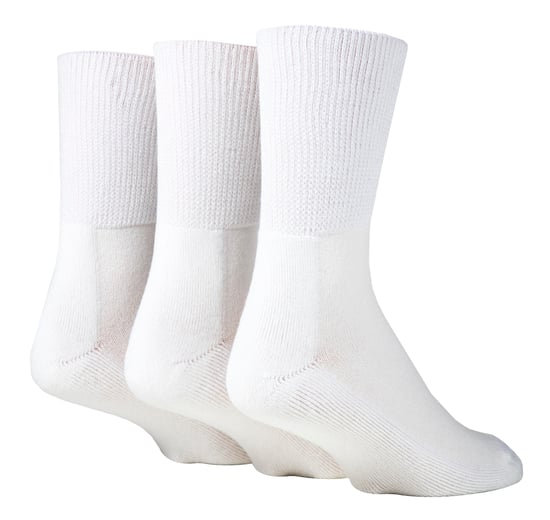 Extra Wide Bamboo Socks for Diabetics by IOMI | 3 Pack | 4 Colours - Image 1