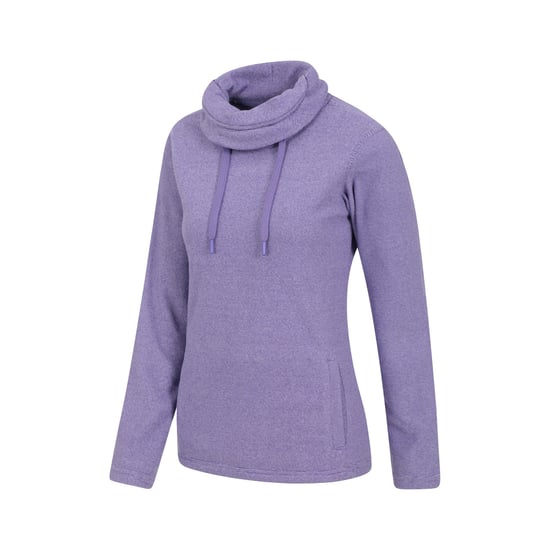 Mountain Warehouse Fleece-topp för kvinnor/damer Hebridean Cowl Neck (Grape) - Image 3