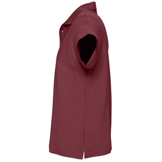 SOLS Heren Zomer II Pique Poloshirt met korte mouwen (Bourgondië) - Image 3