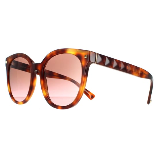 Valentino Round Womens Havana Violet to Brown Gradient  VA4083