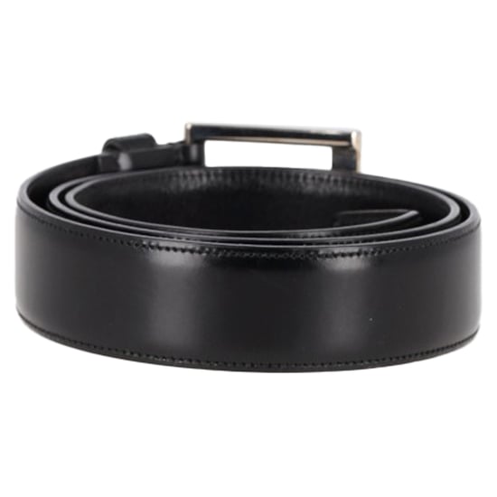 Prada Logo Buckled Belt in Black Leather - Image 3