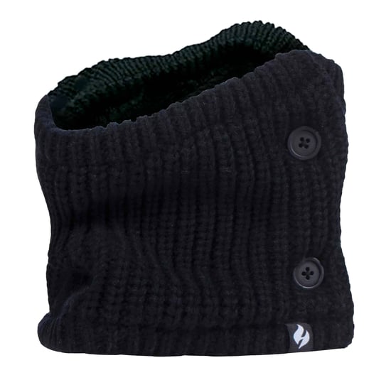 Heat Holders - Ladies Fleece Thermal Neck Warmer Snood with Button - Image 1