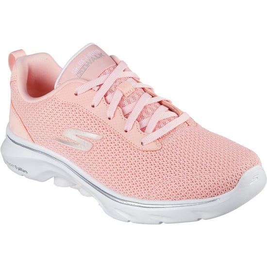 Skechers Go Walk 7 Kaylor Polyester Damestrainers Perzik - Image 1