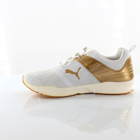 Puma Ignite XT v2 Gold Low Lace Up Womens Trainers Running Shoes 188987 01