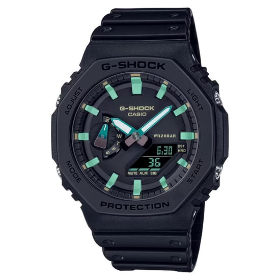 Casio G-shock Men's Black Watch GA-2100RC-1AER - Image 1