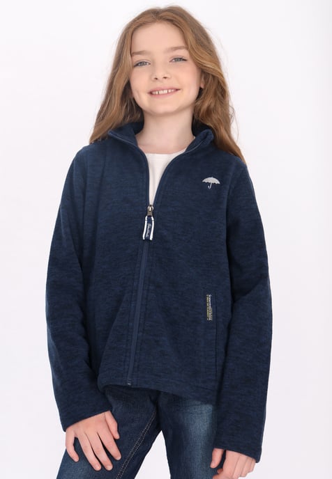 Schmuddelwedda fleece jacket marine melange - Image 3