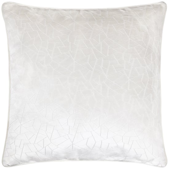 Hoem Malans Piped Velvet Feather Rich Cushion - Image 1