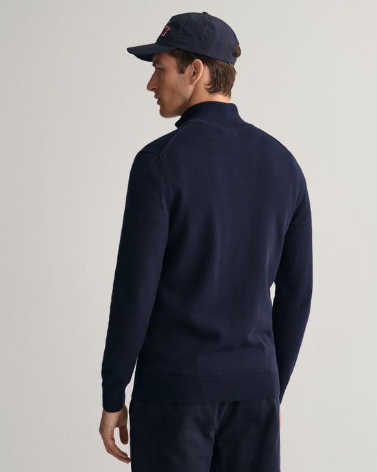 GANT Mens Casual Cotton Zip Cardigan - Image 2
