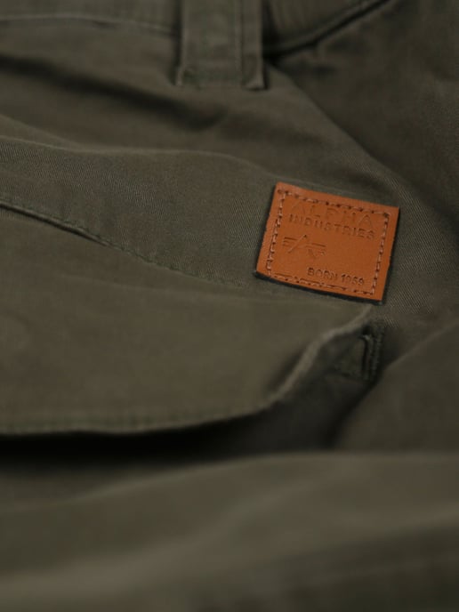 Men's Alpha industries Airman Cargo Pants in Green - Image 5