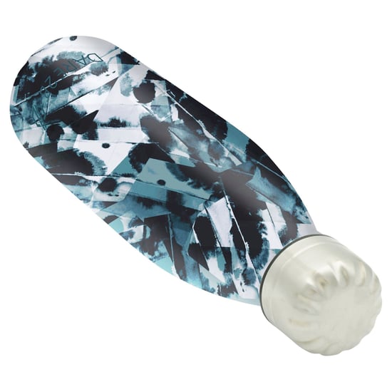 Dare 2B Dragonfly Metal Water Bottle (White/Black/Blue) - Image 2