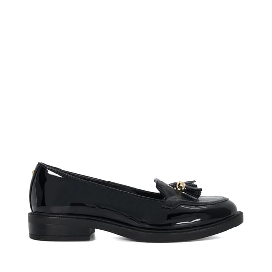 Dune Ladies Wf Grape - Wide Fit Patent Tassel Loafers