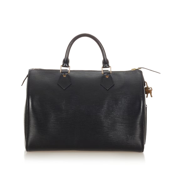 Vintage Louis Vuitton Epi Speedy 30 Black - Image 3
