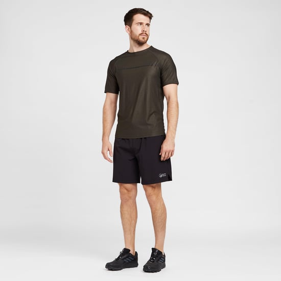 North Ridge Men's 7" Run Shorts with Adjustable Waistband and Internal Mesh Brief