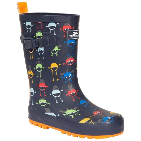 Trespass Barn/Kids Puddle Monster Wellington-stövlar (flerfärgade) - Image 1