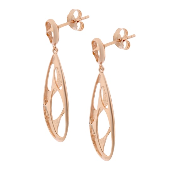 Orphelia 'Ava' Women's 925 Sterling Silver Drop Earrings - Rose zo-7374 RG