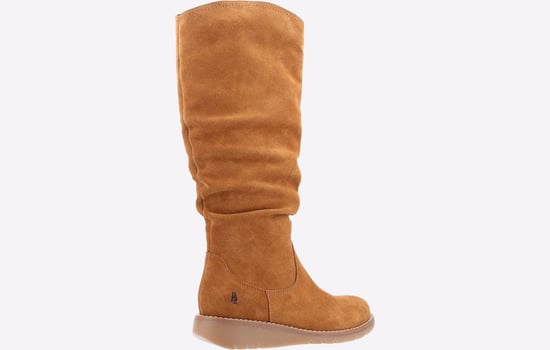 Hush Puppies Lucinda Suède Dames Laarzen In Het Tan - Image 3