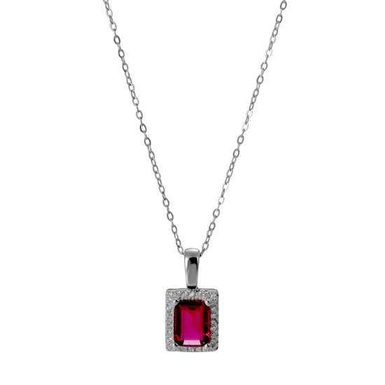 Orphelia 'Enora' Women's 925 Sterling Silver Set: Necklace + Earrings + Ring - Silver SET-7425/RU - Image 4