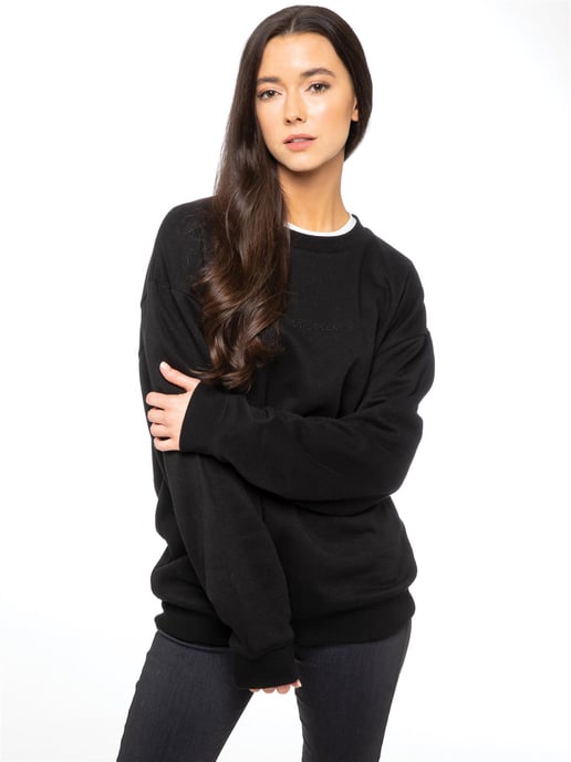 Enzo Ladies Embriodered Oversized Sweatshirt