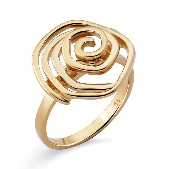 Orphelia Dames 925 Zilveren Ring - Goud ZR-7500/G - Image 1