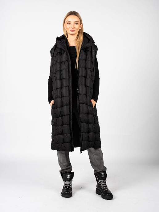 La Haine Inside Us Vest Unisex-LW548 Woman's Black - Image 3