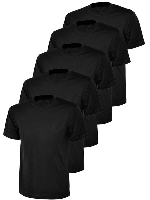 Kruze | Womens Crew Neck T-Shirts (5 Pack) - Image 1