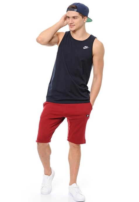 Nike Mens Athletic Gym Casual Vest Tank Top in Navy - Image 4
