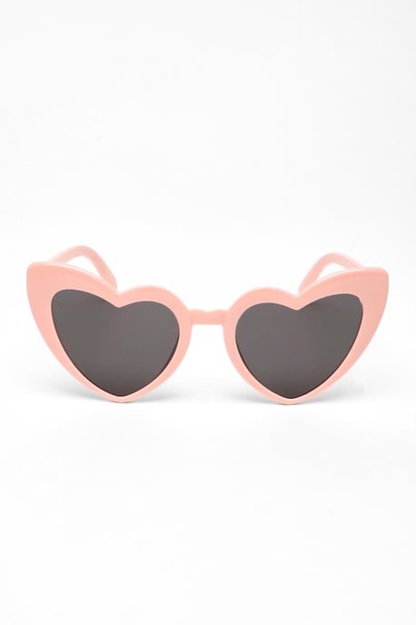 Pink Heart Sunglasses