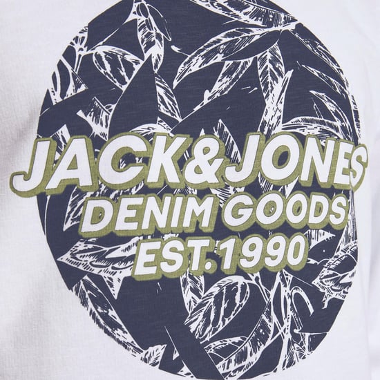 JACK&JONES Men's Logo printed pullover sweatshirt