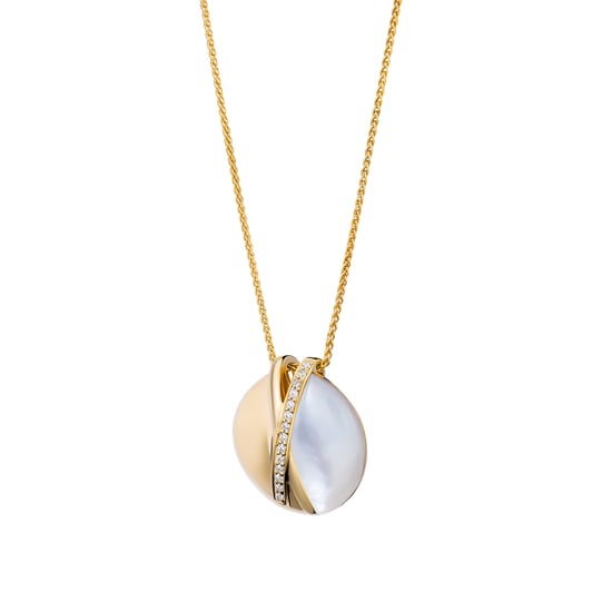 Orphelia 'Moragene' Dames 925 Sterling Zilveren Ketting met Hanger - Goud ZH-7506/G - Image 2