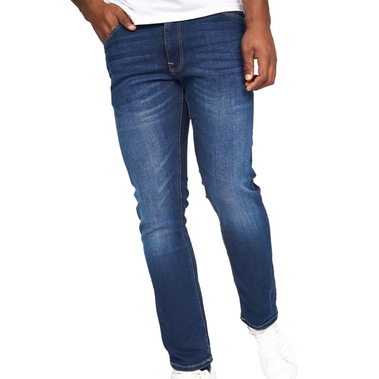 Crosshatch Heren Cadman Rechte Jeans (Stone Wash) - Image 5