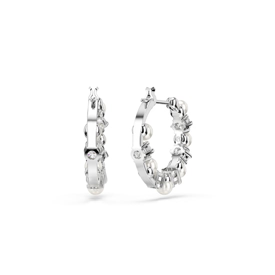 Swarovski 'Matrix Pearl' Dames Oorbellen van Basismetalen - Zilver 5709256 - Image 4