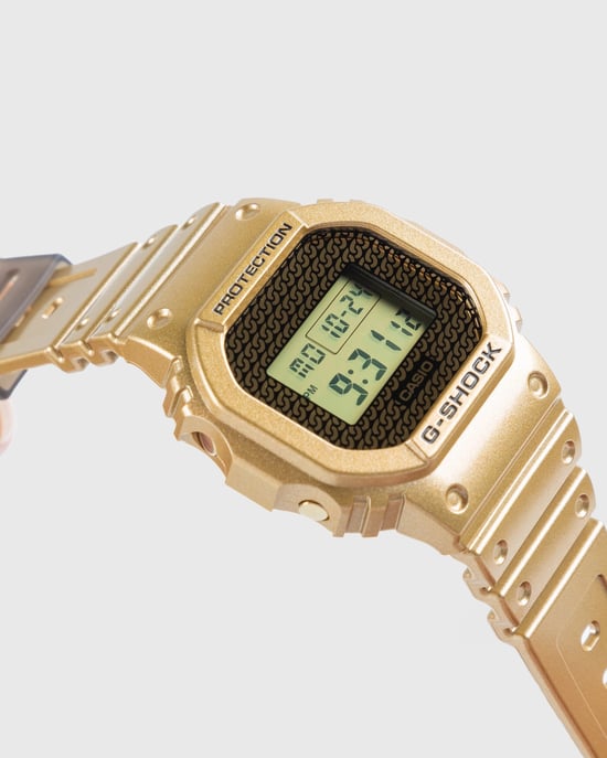 Casio G-shock Men's Gold Watch DWE-5600HG-1ER - Image 2