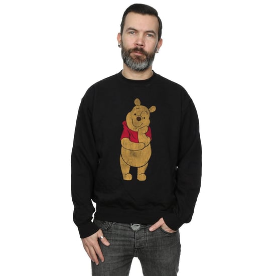 Disney Mens Winnie The Pooh Classic Pooh Sweatshirt (Black)
