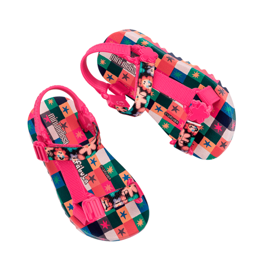 Playtime x Fabula Pink/Green Sandals - Image 3