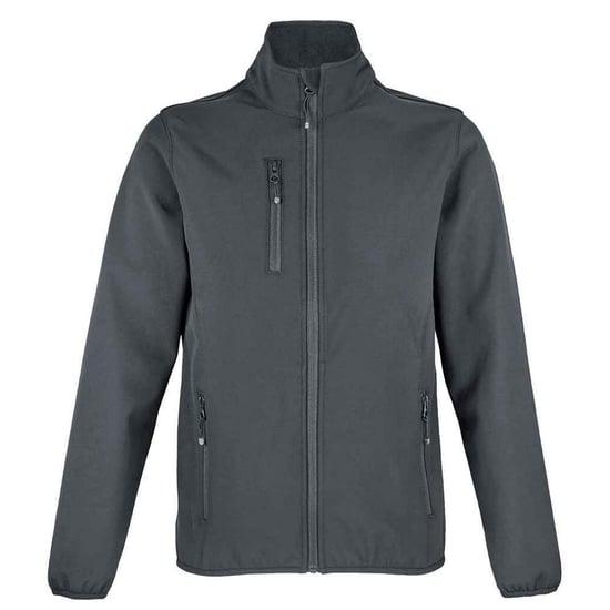 SOLS Womens/Ladies Falcon Softshell Recycled Soft Shell Jacket (Charcoal) - Image 1