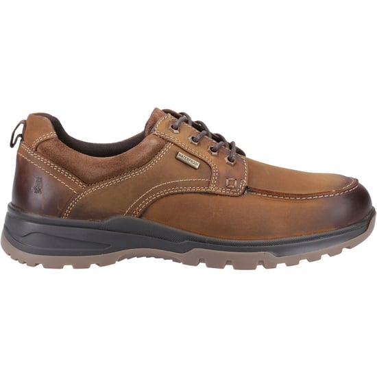 Hush Puppies Percy Leather Men's Tan Lace-Up Shoes - Image 5