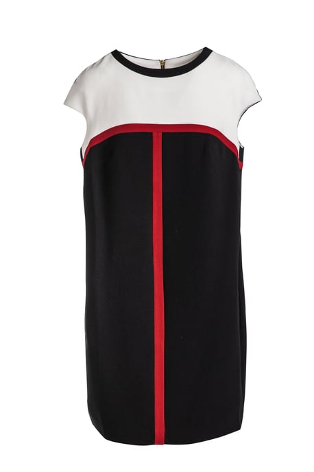Stripe Detail Sack Dress - Image 1