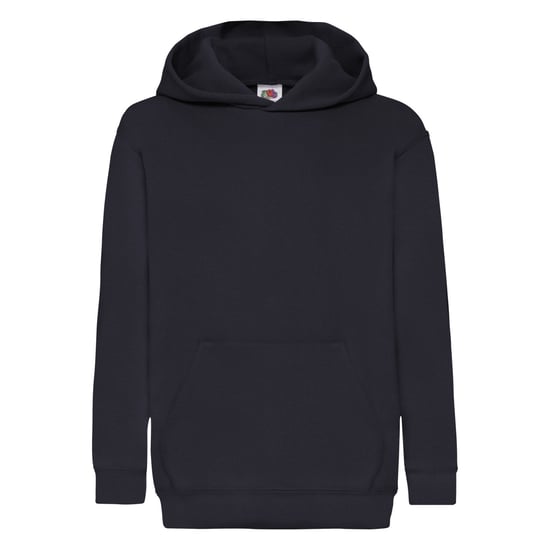 Fruit Of The Loom Childrens Unisex Hooded Sweatshirt / Hoodie (Deep Navy)