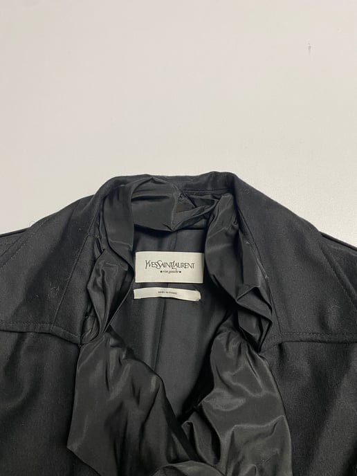 Yves Saint Laurent Rive Gauche Evening Blazer in Black Wool - Image 3