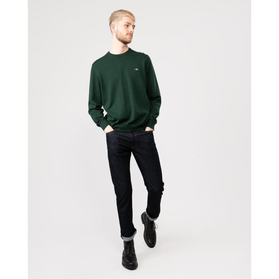 GANT Mens Classic Cotton Crew Neck Jumper - Image 4