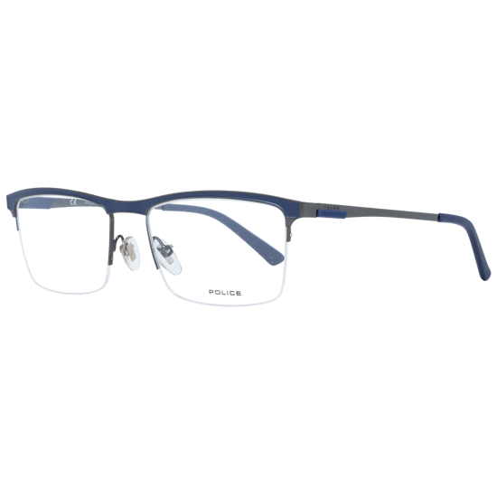 Police Half Rimless Mens Purple Glasses