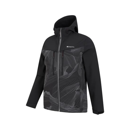 Mountain Warehouse Mens Illuminate II Soft Shell Jacket (Black) - Image 3