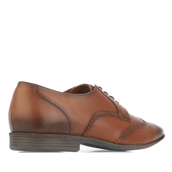 Men's Lambretta Blair Leather Wing Tip Shoes in Tan