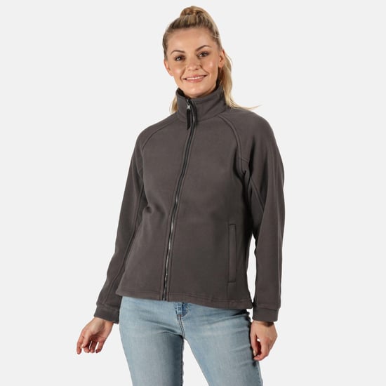 Regatta Ladies/Womens Thor III Fleece Jacket (Seal Grey)
