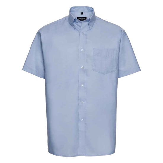 Russell Collection Heren Oxford Formeel Shirt (Oxford Blauw) - Image 1