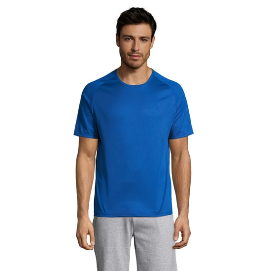 SOLS Mens Sporty Short Sleeve Performance T-Shirt (Royal Blue) - Image 4