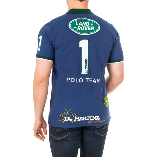 Short sleeve polo with lapel collar 2MPD17 men