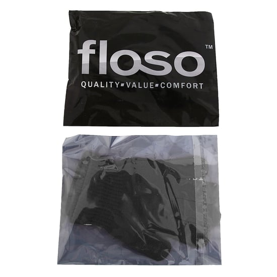 FLOSO Unisex Magic Gloves (Black)