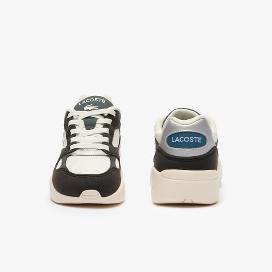 Boy's Lacoste Childrens Storm 96 Vintage Trainers in Black-White