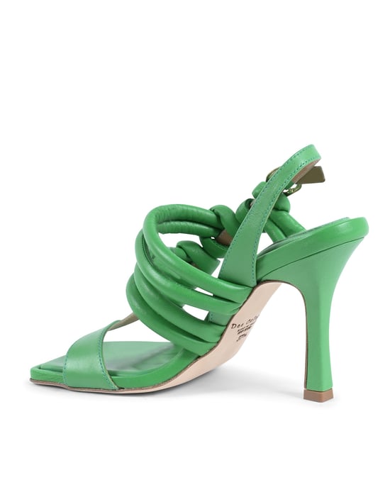 Annette Heeled Sandal - Green - Image 3